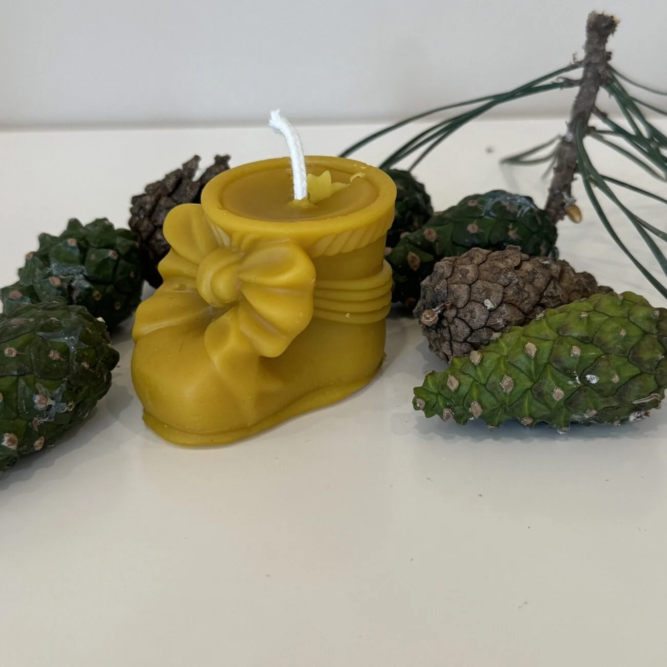 Valūnų_bitynas_Bičių_vaško_žvakė_Batas