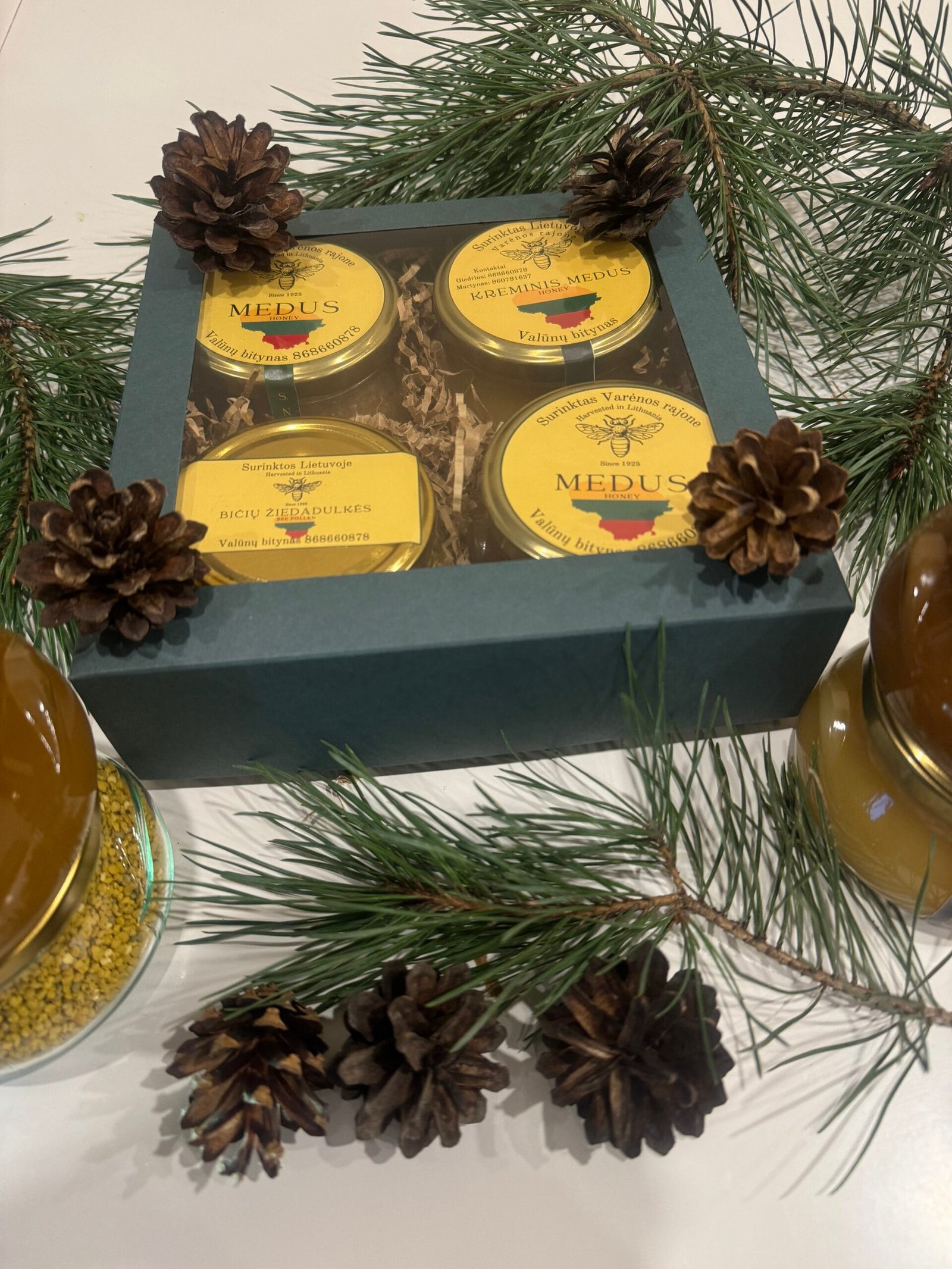 Medus_Bičių produktai_žiedadulkės_Valūnų_bitynas