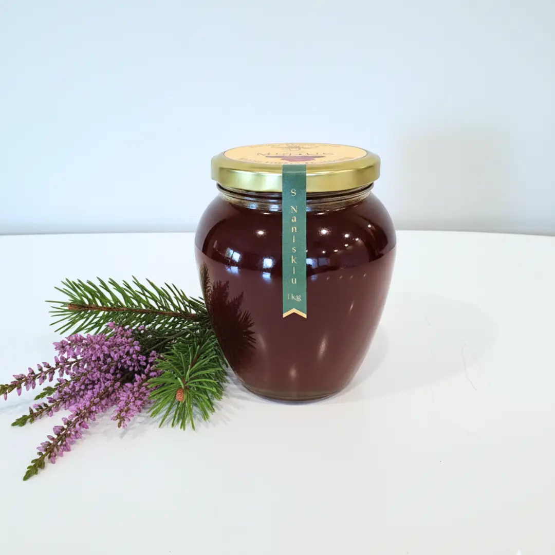 Miško medus_Lipčiaus medus_Rudens medus_Lipčinis medus_Tamsus medus_Įvairių augalų tamsus medus_Tikras medus_Lietuviškas medus_Valūnų bitynas
